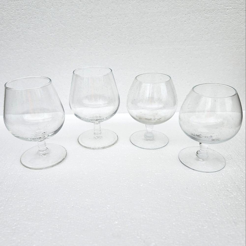 Collection of 4 Glass Snifters